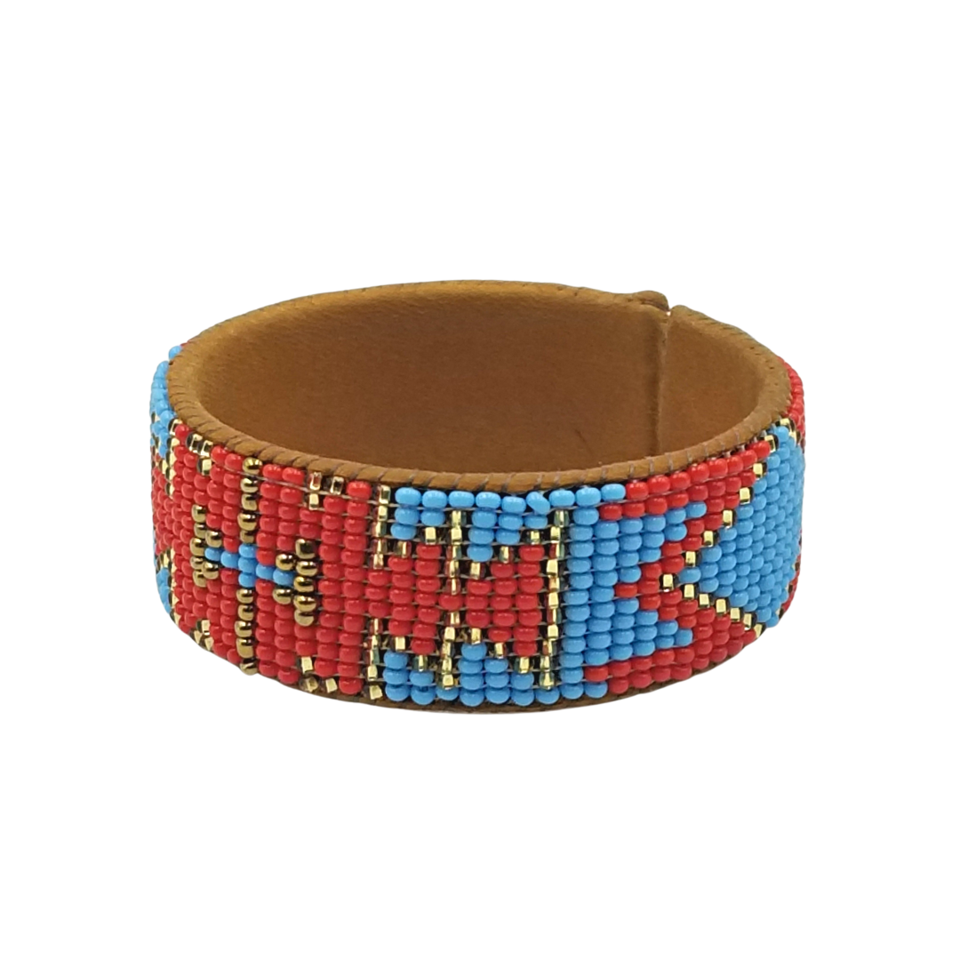 Tribal Roots Small Beaded Cuffs