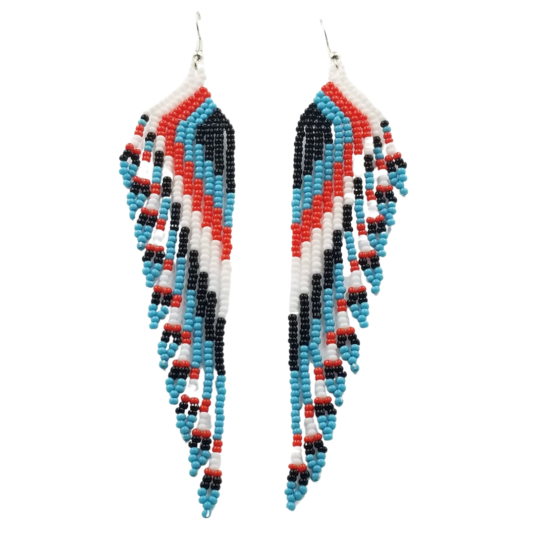 Tribal Roots Cascade Fringe Earrings