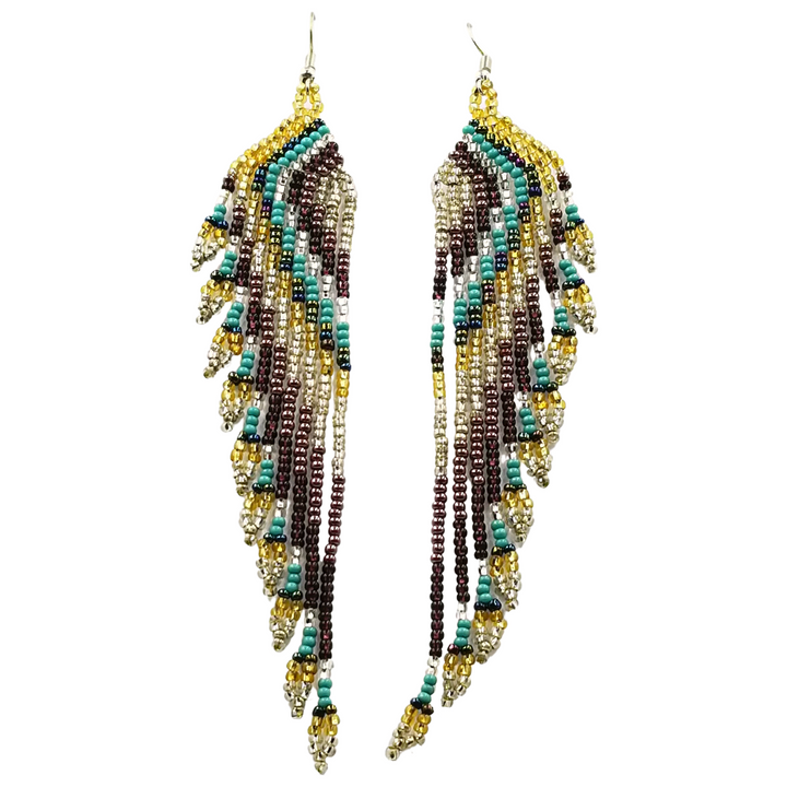 Tribal Roots Cascade Fringe Earrings