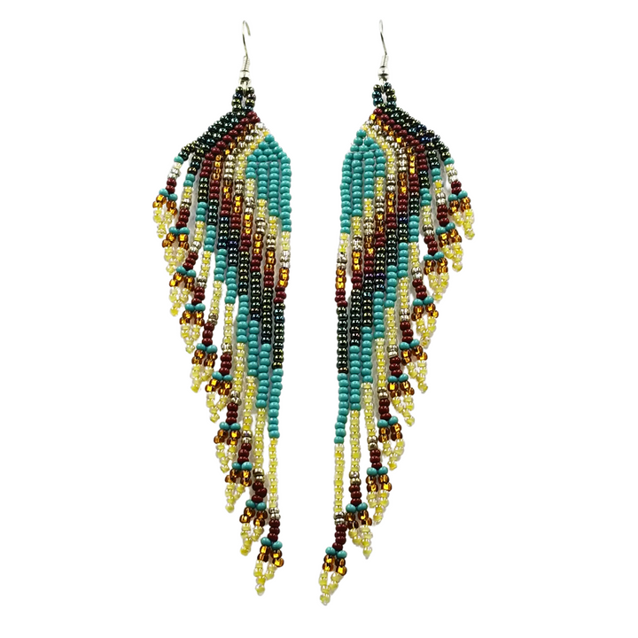 Tribal Roots Cascade Fringe Earrings