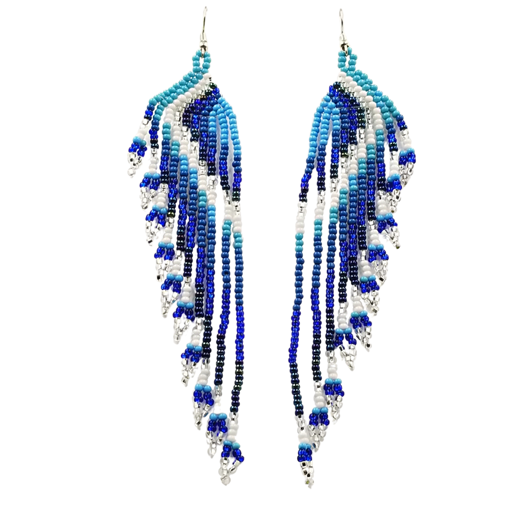 Tribal Roots Cascade Fringe Earrings