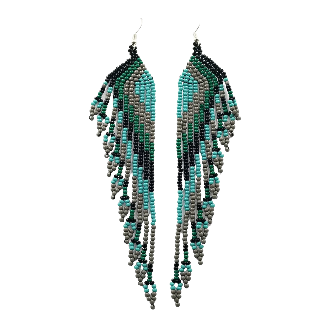 Tribal Roots Cascade Fringe Earrings