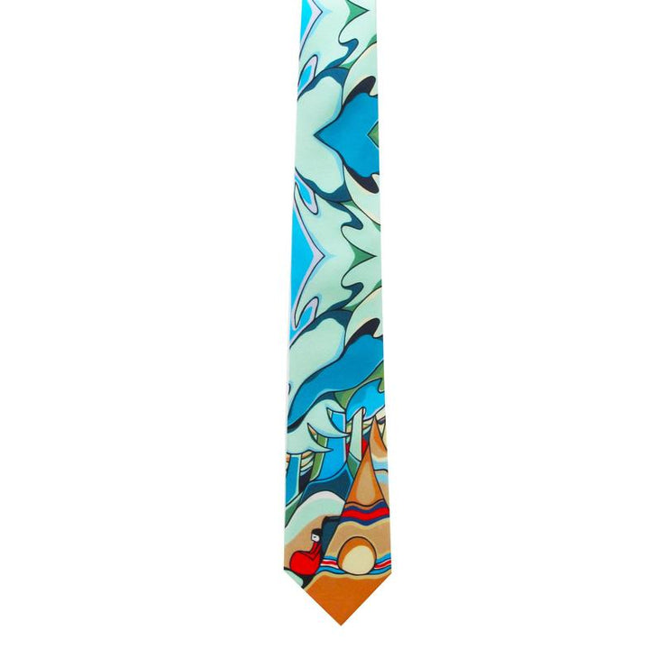 Oscardo Some Watched The Sunset Silk Tie