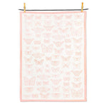 Abbott Pink Butterflies Tea Towel
