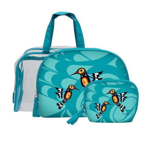 Oscardo Hummingbird Cosmetic Bag Set