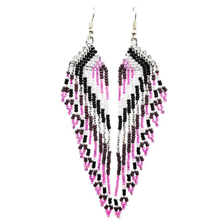 Tribal Roots Cascade Fringe Earrings