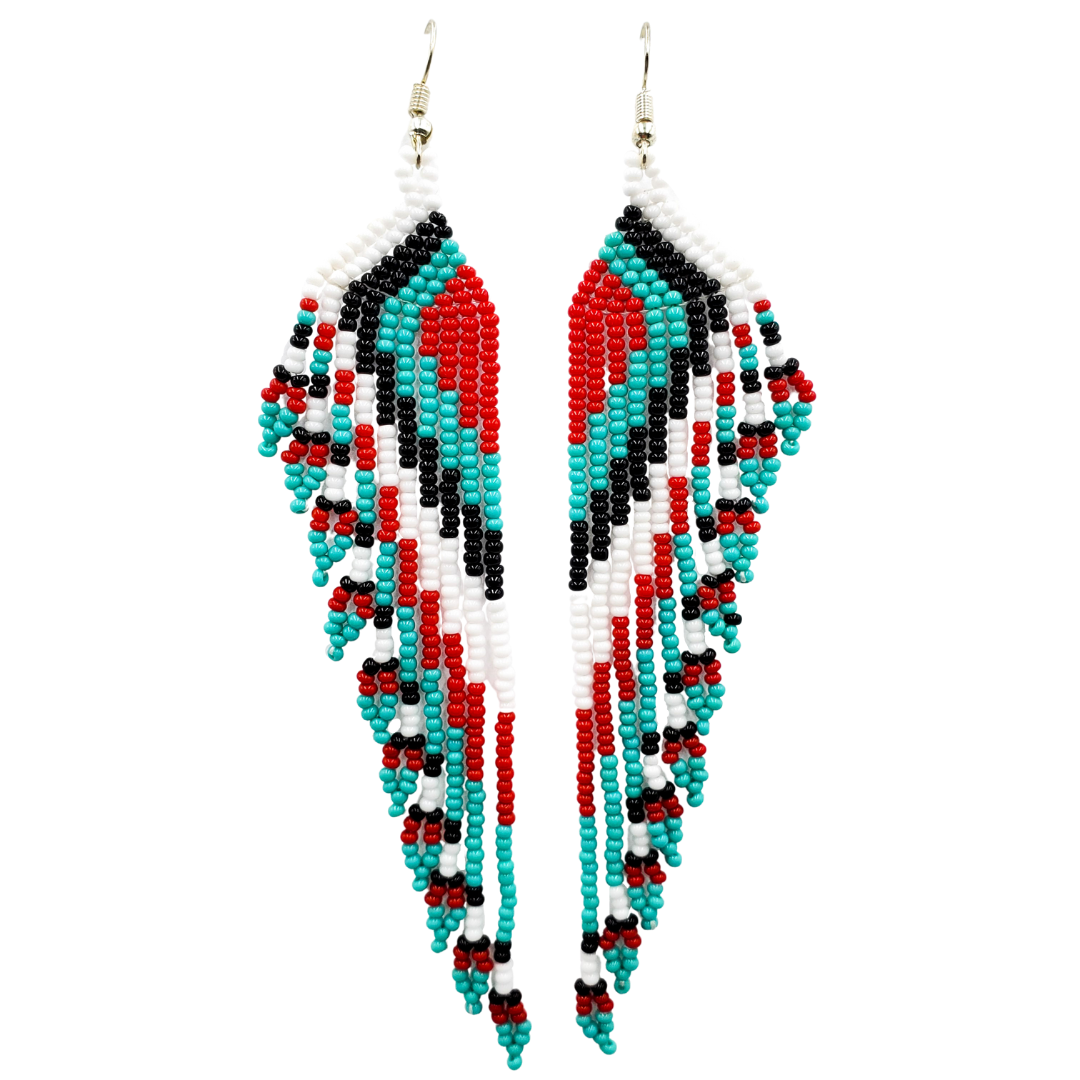 Tribal Roots Cascade Fringe Earrings