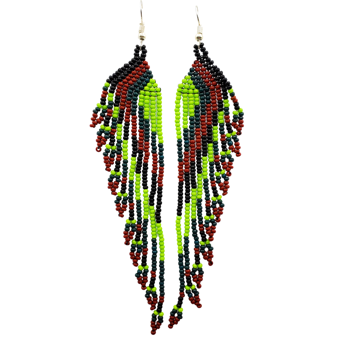 Tribal Roots Cascade Fringe Earrings