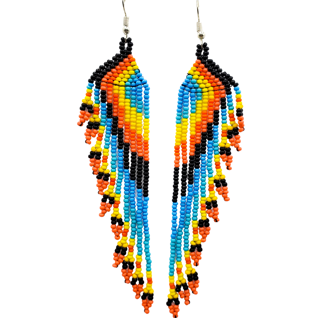 Tribal Roots Cascade Fringe Earrings