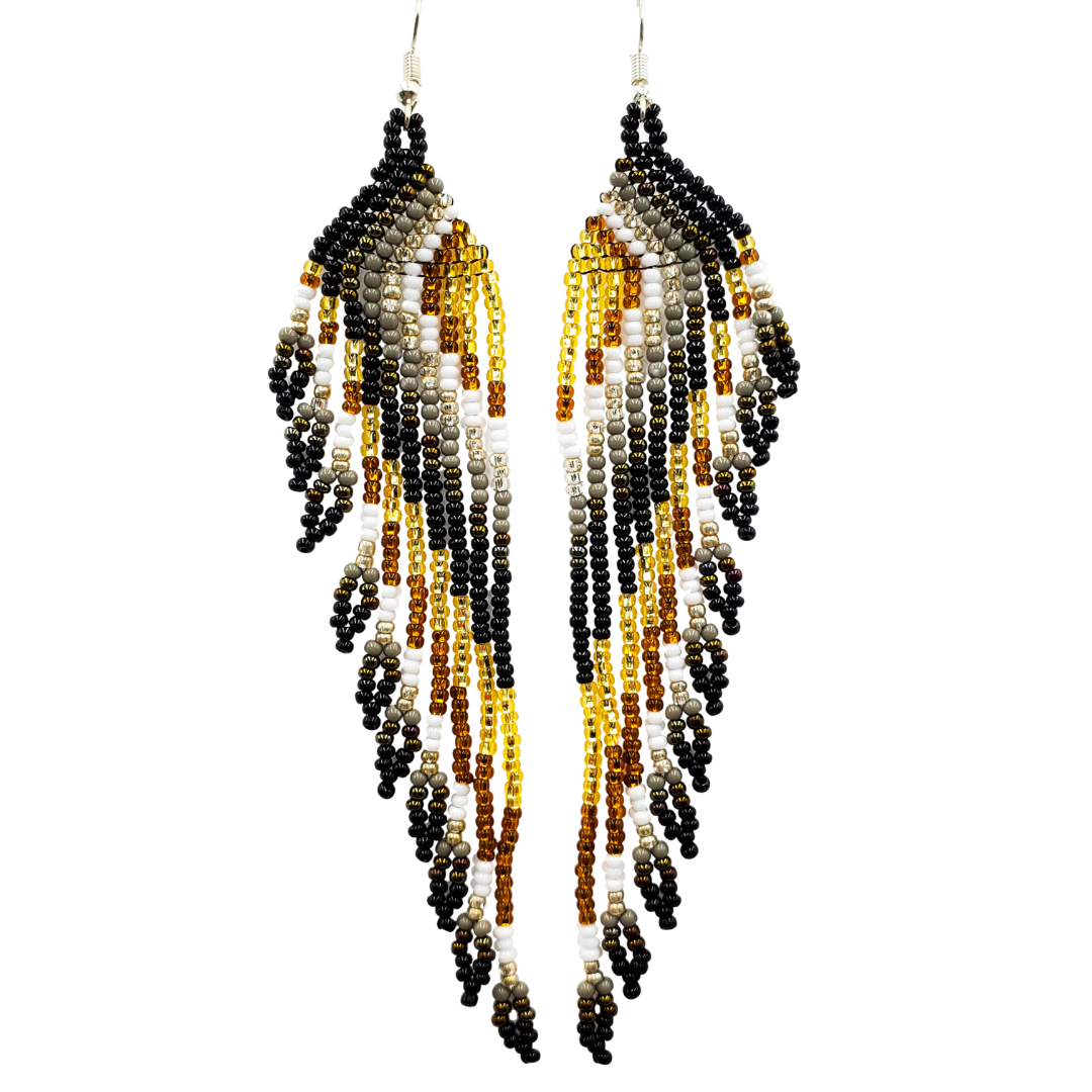 Tribal Roots Cascade Fringe Earrings