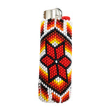 Tribal Roots Beaded Lighter Case