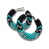 Tribal Roots Small Crochet Hoops