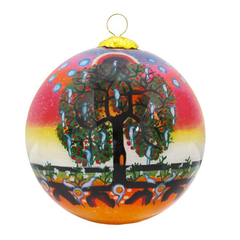 Oscardo "Tree of Life" Glass Ornament