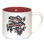 Native Northwest Ceramic Running Raven Mug