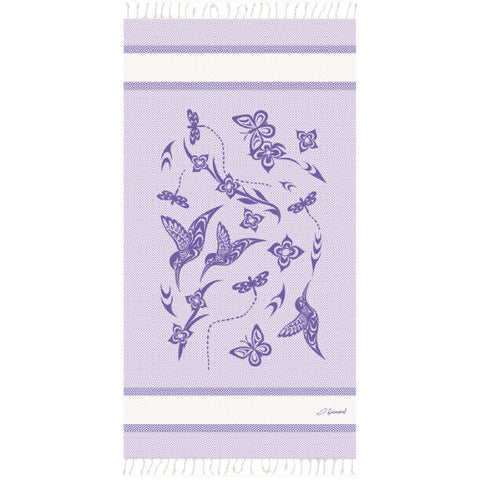 Native Northwest Artisan Cotton Towel - Large Hummingbird