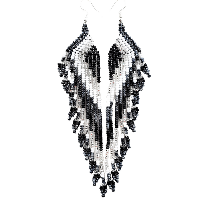 Tribal Roots Cascade Fringe Earrings