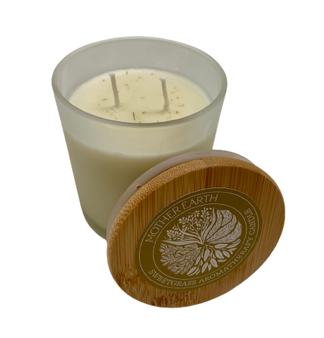 Mother Earth Essentials limited Edition Double Wick Candle 8oz