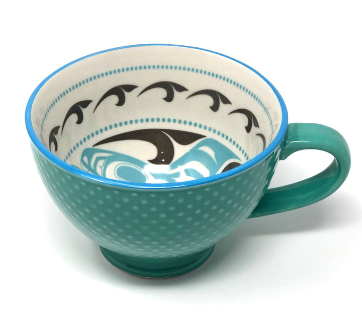 Native Northwest Porcelain Art Cup