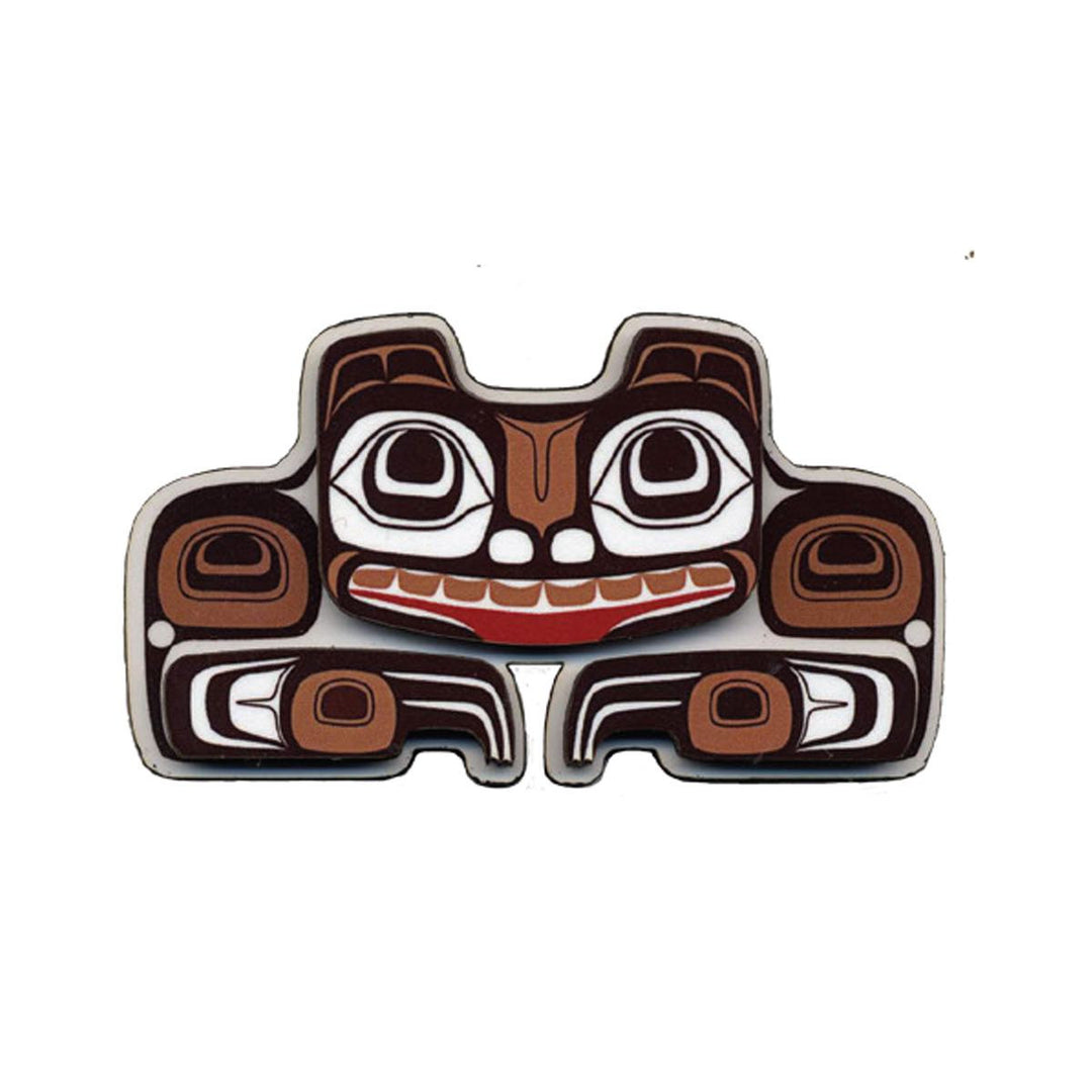 Native Northwest 3D Grizzly Bear Magnet