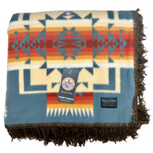 Pendleton Chief Joseph Fringed Shawl Slate