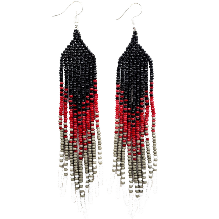 Tribal Roots Ombre Finge Earrings