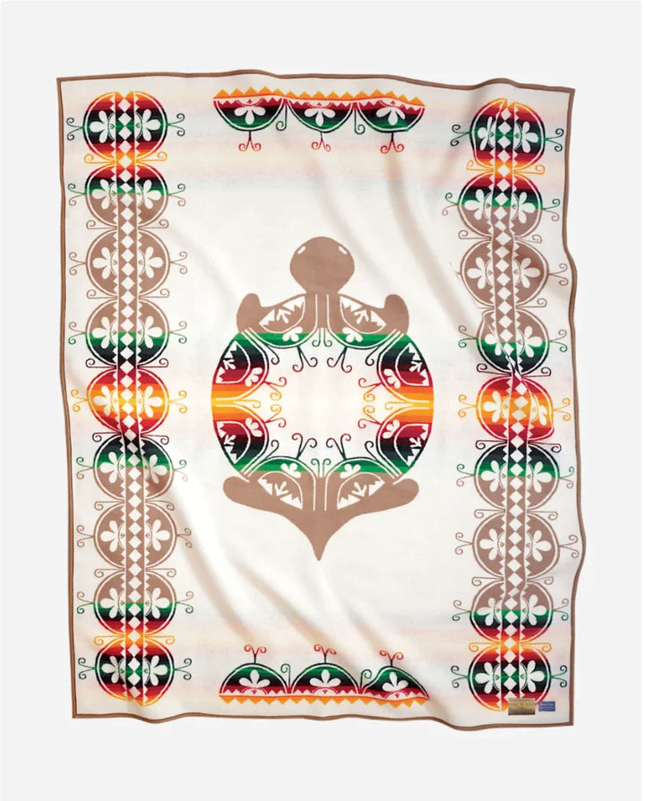 Pendleton Creation Turtle Blanket Ivory