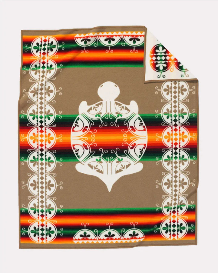 Pendleton Creation Turtle Blanket Ivory