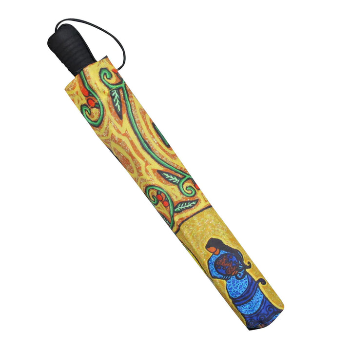 Oscardo Leah Dorion Strong Earth Woman Artist Collapsible Umbrella