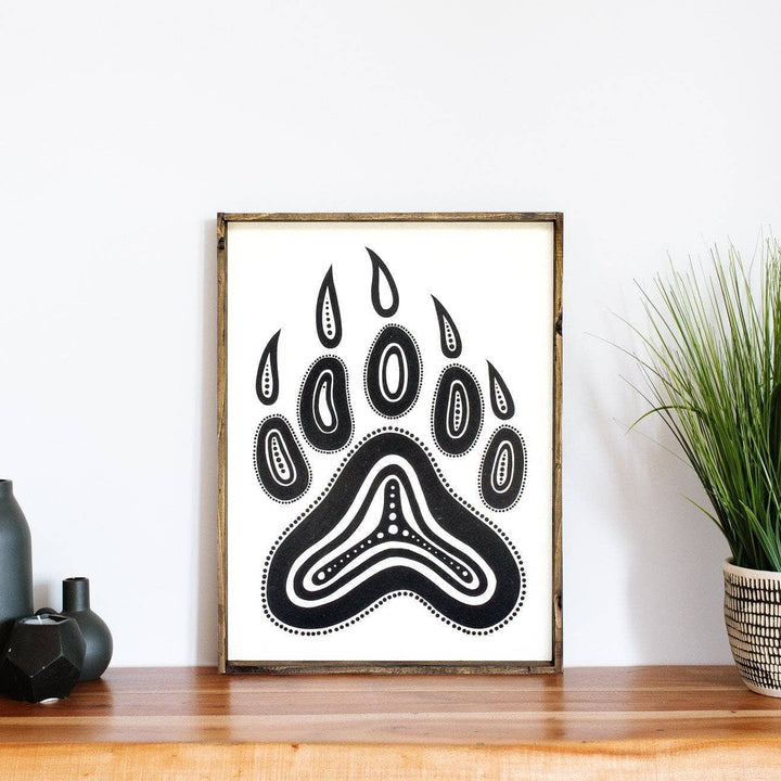 Bear Paw Symbol Sign by william rae designs