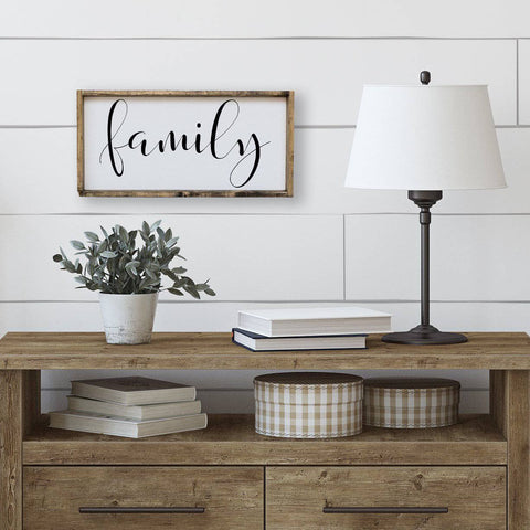 "Family" Wood Sign by william rae designs