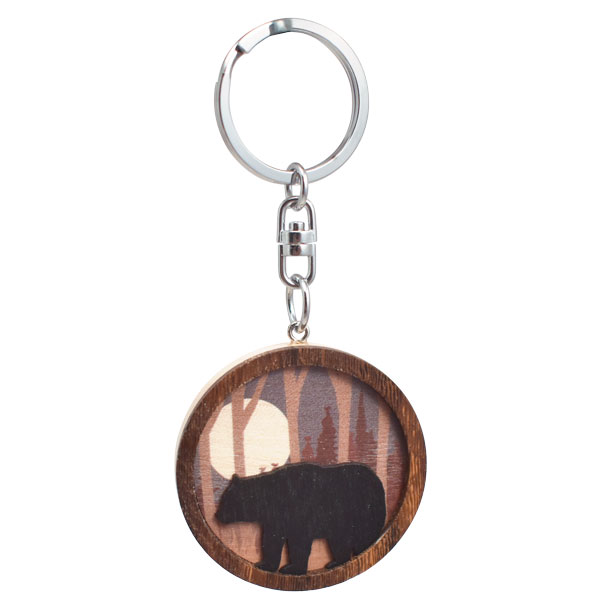 Nature's Expressions Wood Silhouette Keychains