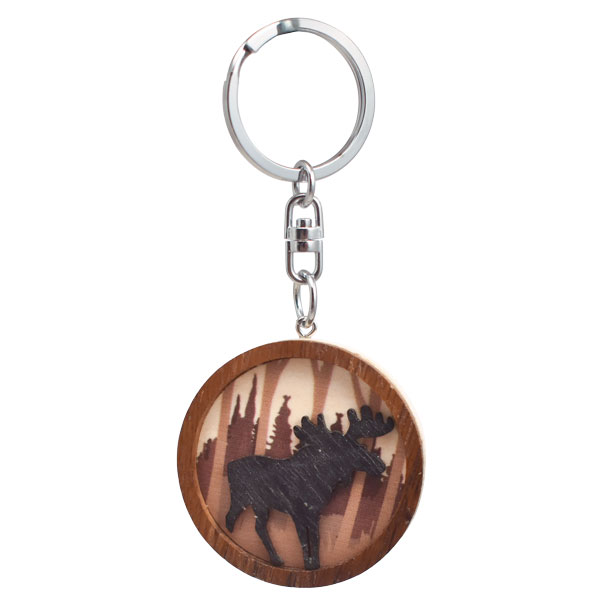 Nature's Expressions Wood Silhouette Keychains