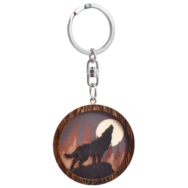 Nature's Expressions Wood Silhouette Keychains