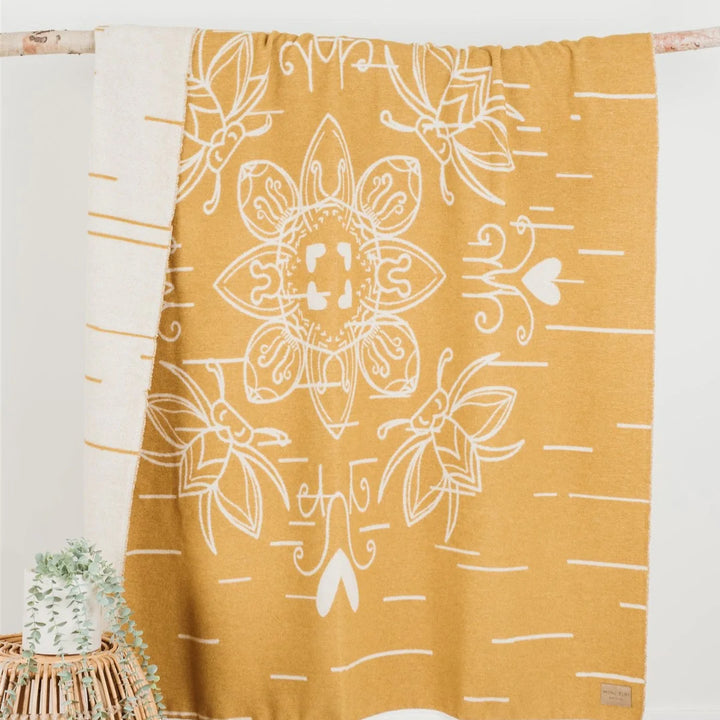 MINI TIPI Miel Reversible Everyday Blanket