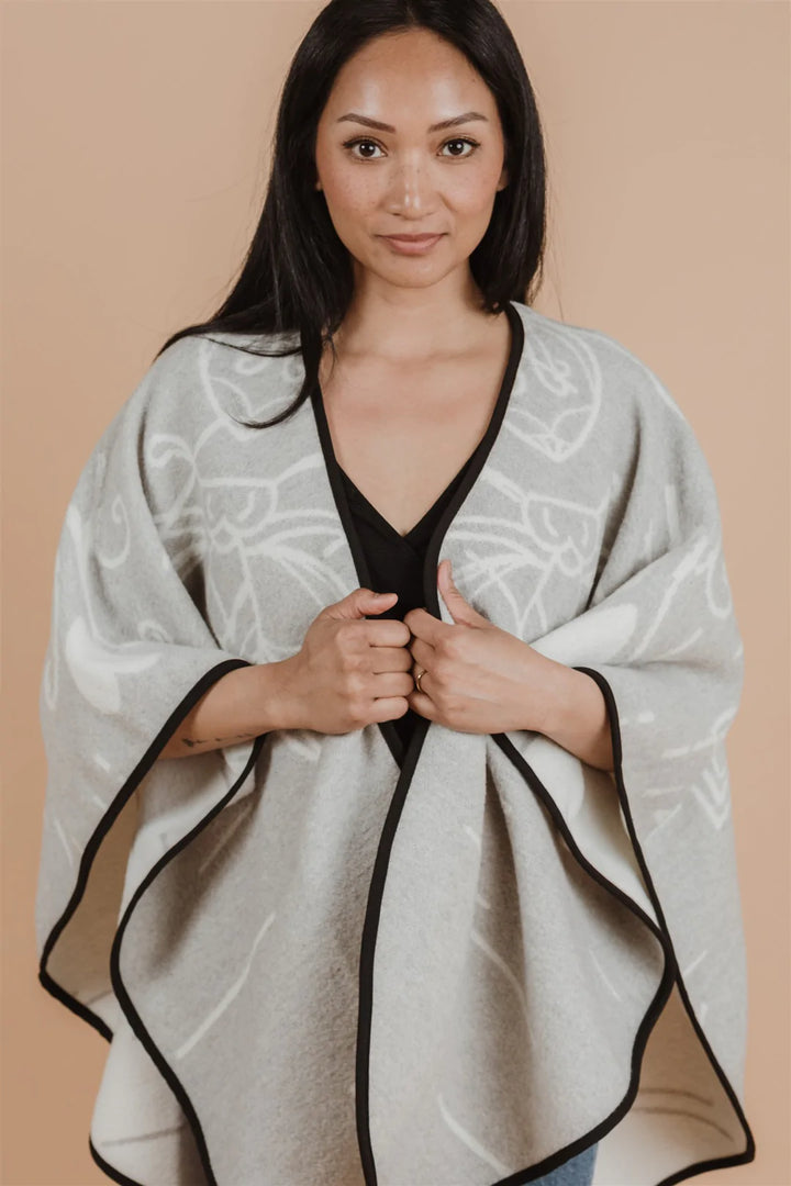 MINI TIPI Birch Bark Reversible Eco-Friendly Shawl
