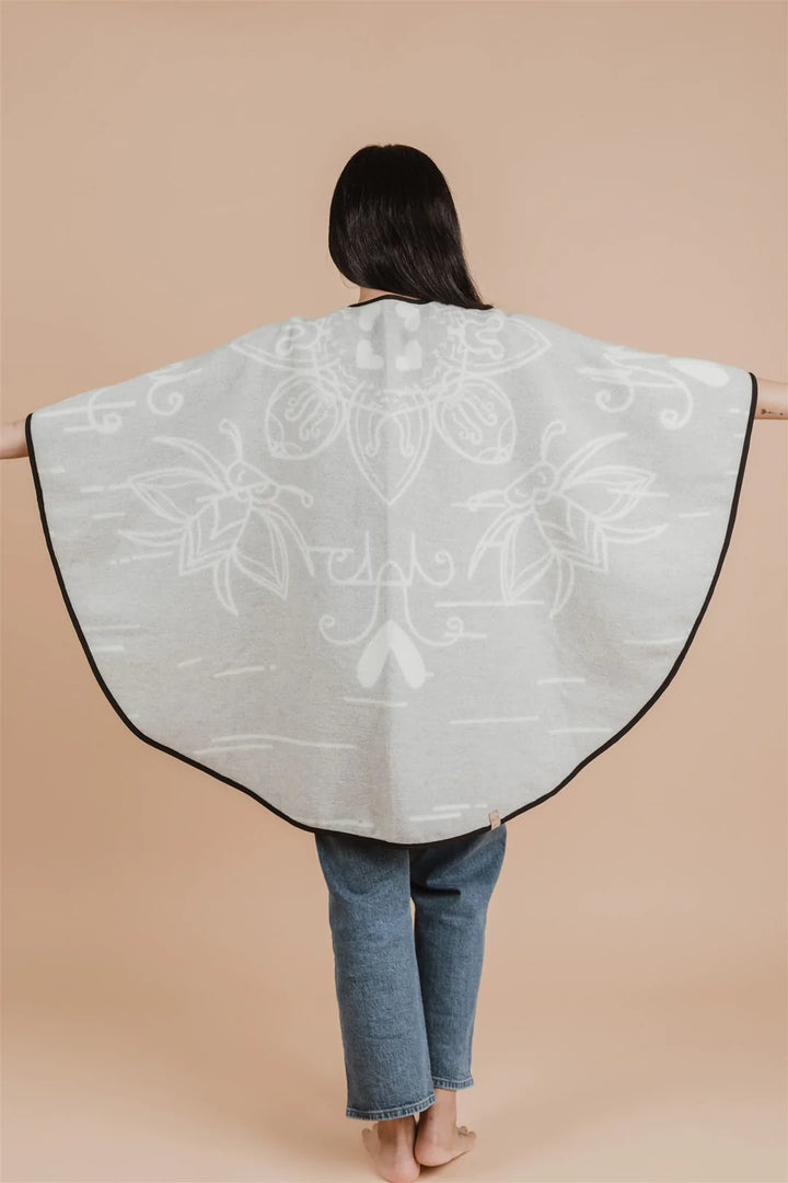MINI TIPI Birch Bark Reversible Eco-Friendly Shawl
