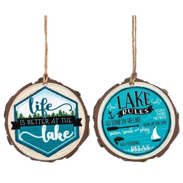 GANZ Lake Life Ornaments