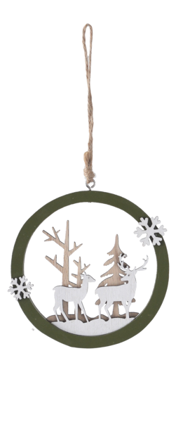 GANZ Cut Out Deer Ornaments