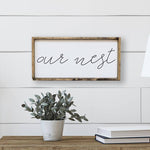 "Our Nest" Wood Sign by william rae designs