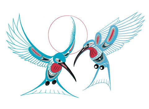 CAP Hummingbirds Art Magnet