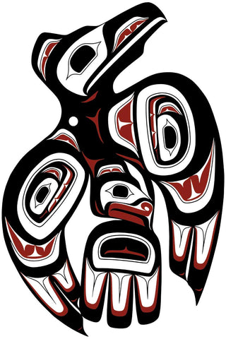 CAP Haida Raven III Small Plaque