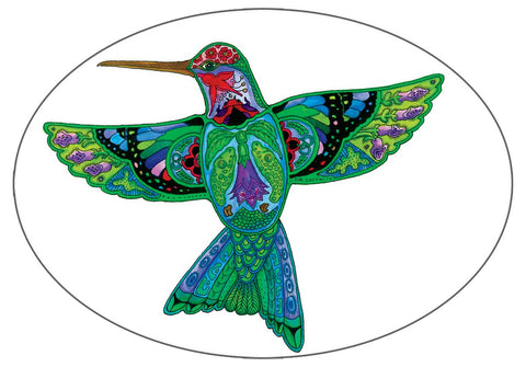 CAP Hummingbird Art Sticker