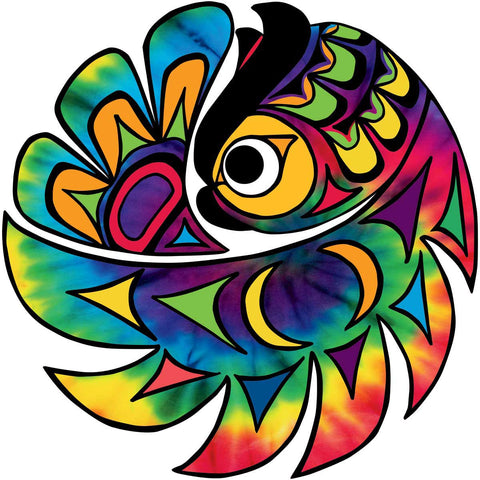 CAP Tie-Dye Owl Art Magnet