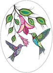 CAP Cree Hummingbirds Sticker