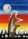CAP Bear Moon Art Card