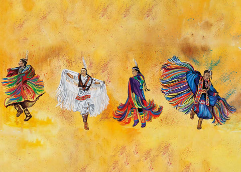 CAP Resilient, Beautiful, Strong Art Magnet
