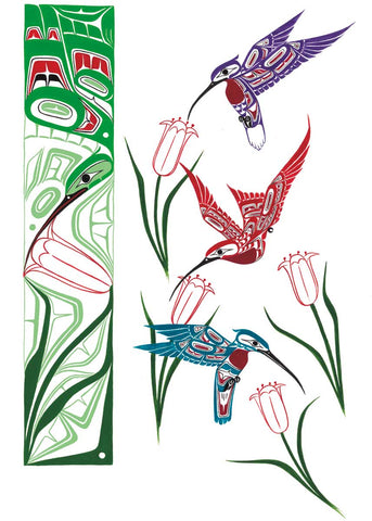 CAP Hummingbird Design Art Card