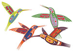 CAP Four hummingbirds Art Magnet